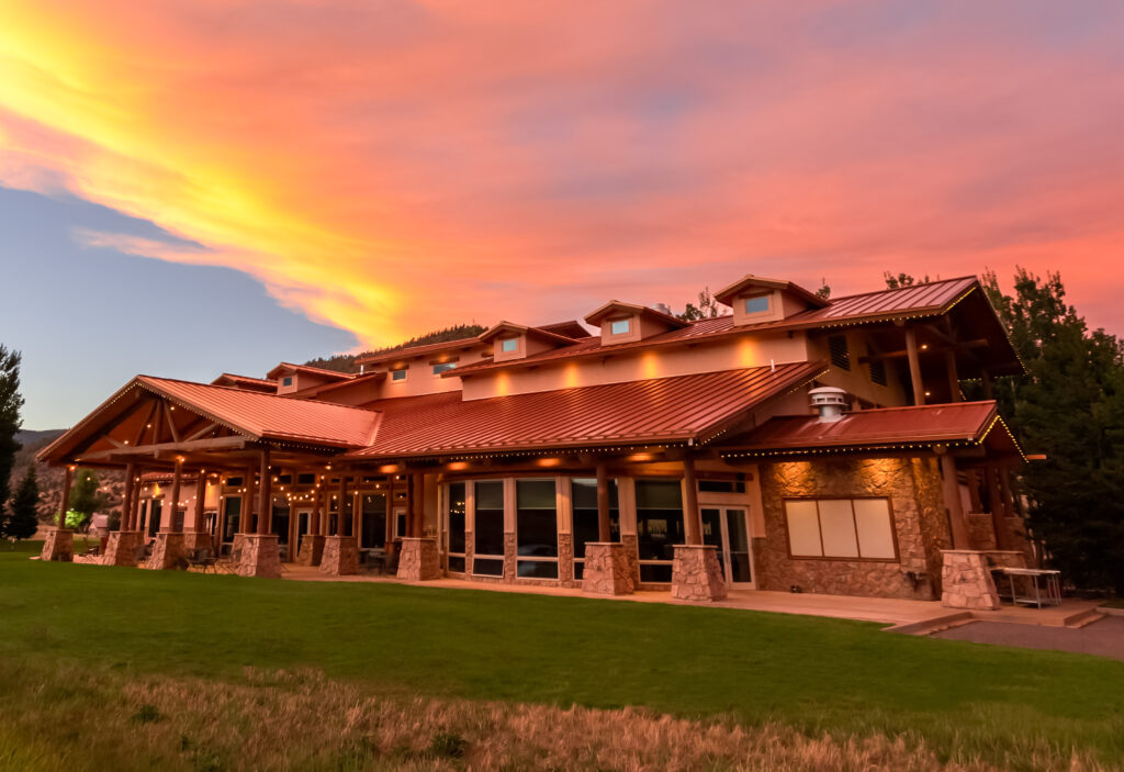 rio grande clubhouse fieldstone exterior