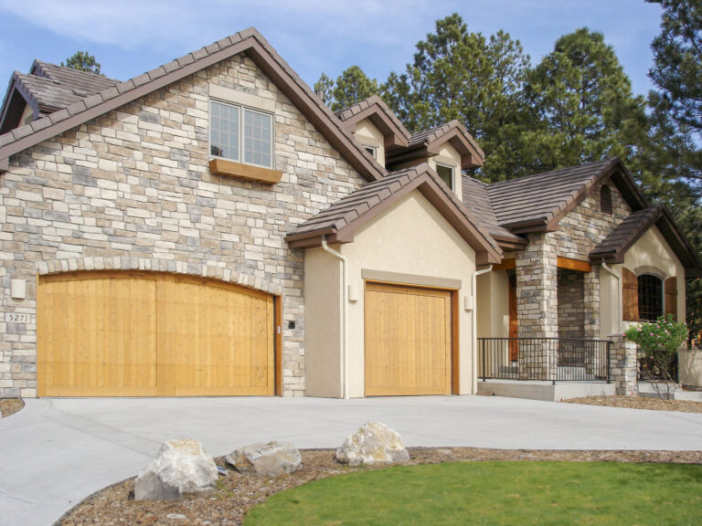 cobble exterior on home