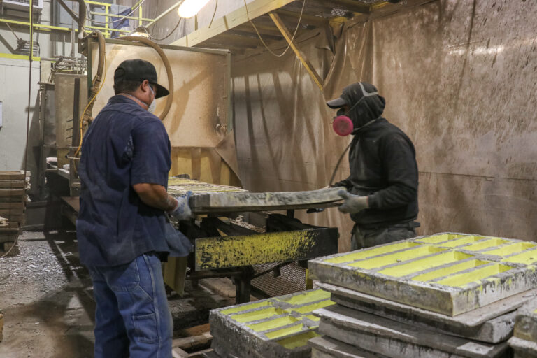 Workers in warehouse